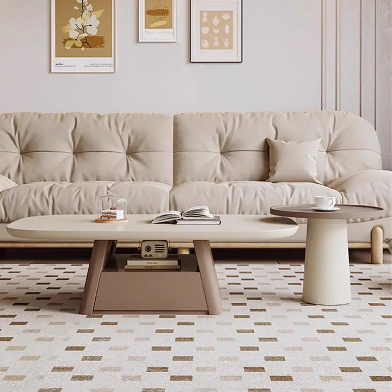 Modern European Coffee Table Decoration Bedroom Nordic Luxury Coffee Table Mesa Lateral Storage Muebles Para Hogar Furniture