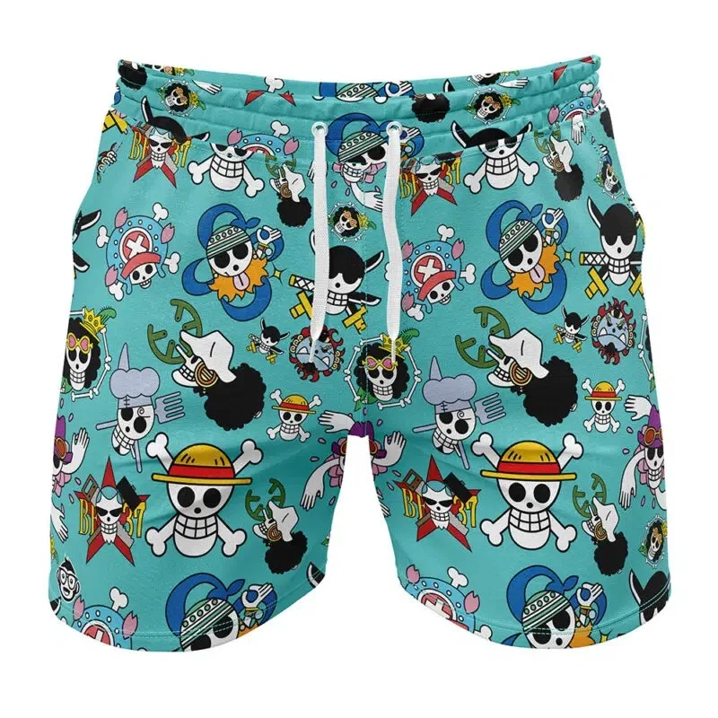 Shorts, Summer, Loose and Breathable, Anime Style, Loose and