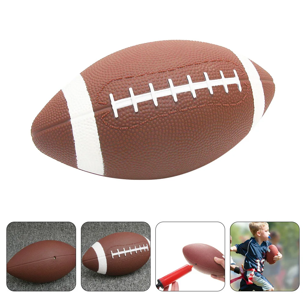 Estilo americano crianças rugby 3 tamanho 21cm mini futebol para crianças treinamento escola alta aderência brinquedo juventude queda segura