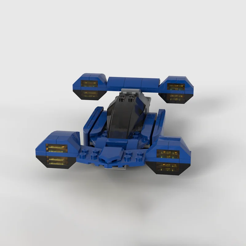 

158pcs MOC Hovercar Model Building Blocks Architecture Christmas Gift DIY Creative Toys Brick Kids Birthday Idea Education