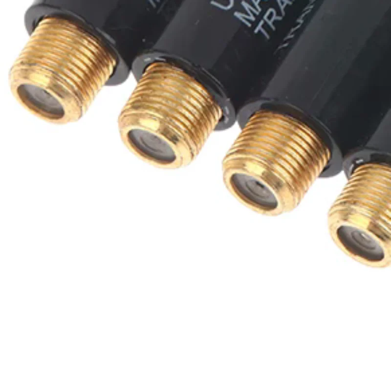 

2/5/10 шт. Трансформатор 75 Ом в 300 Ом, адаптер UHF VHF FM, конвертер антенного трансформатора F-типа (гнездо) для ТВ, радио, коаксиальной антенны