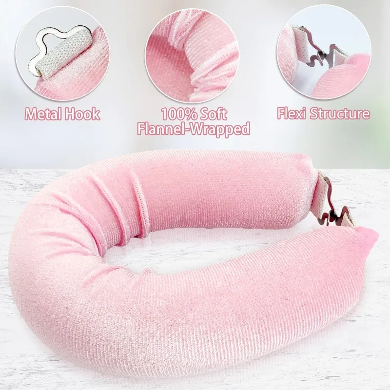 Heatless Curling Rod Headband Soft Hair Curler No Heat Hair Rollers Lazy Curls Sleeping Flexi Rods with Bonnet Styling Tools image 4
