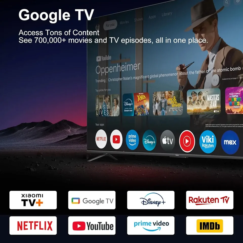 TV Box Xiaomi 3ra Gen 4K Ultra HD Bluetooth 5.2 Wi-Fi 6 2+32GB Google TV Asistente de Google 2