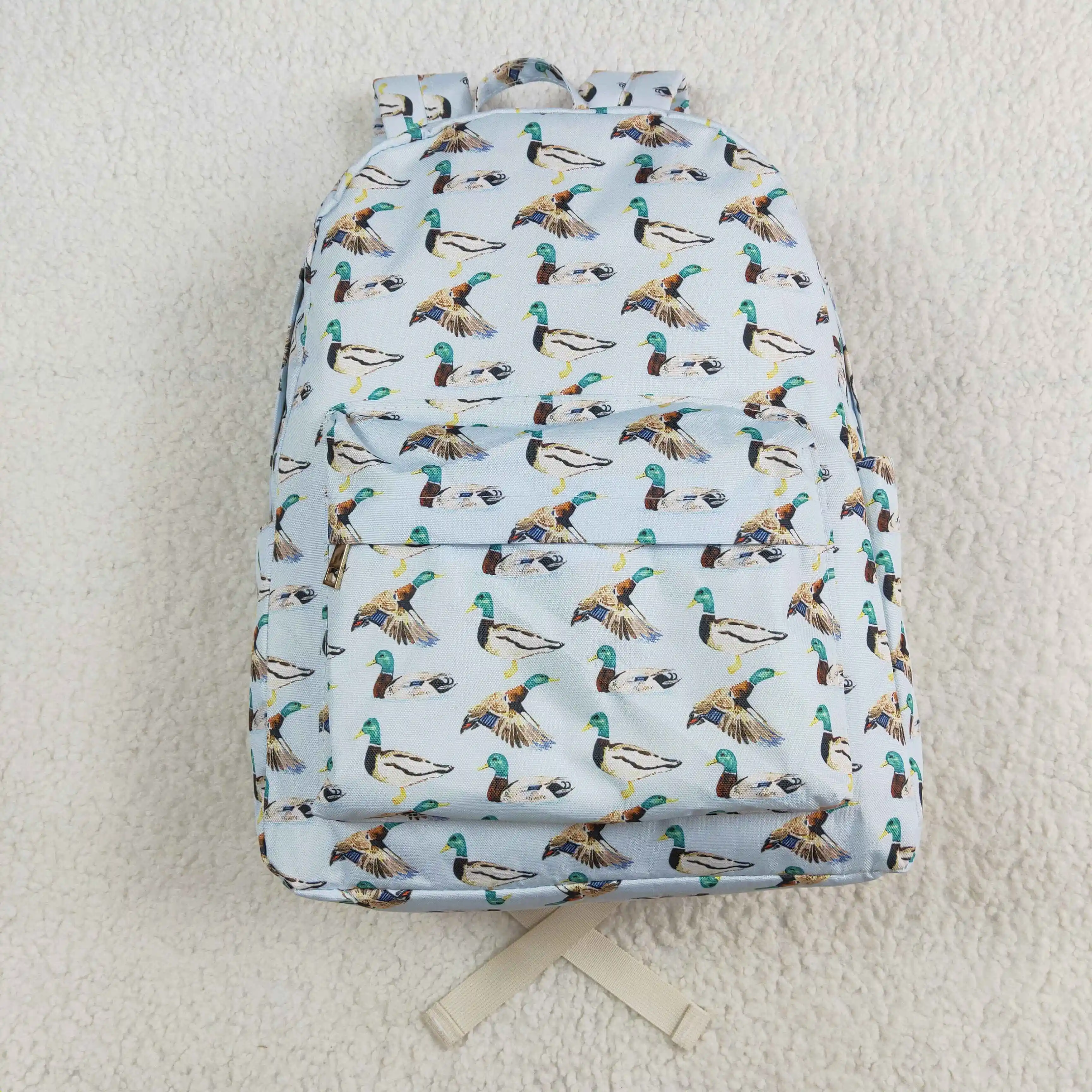 

Ready to ship baby baby kids duck print mini backpack wholesale baby diaper backpack baby shoulder bag