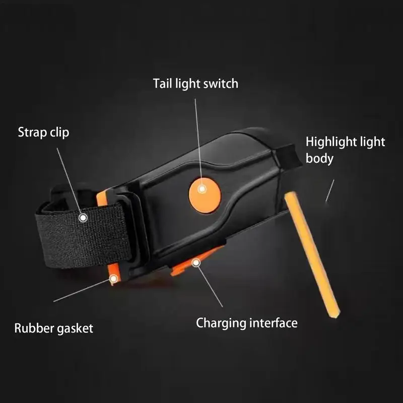 Photondrop LED Bike Tail Light Bike Rear Light Rechargeable USB Powered Super Bright Water Resistant Bike Tail Light