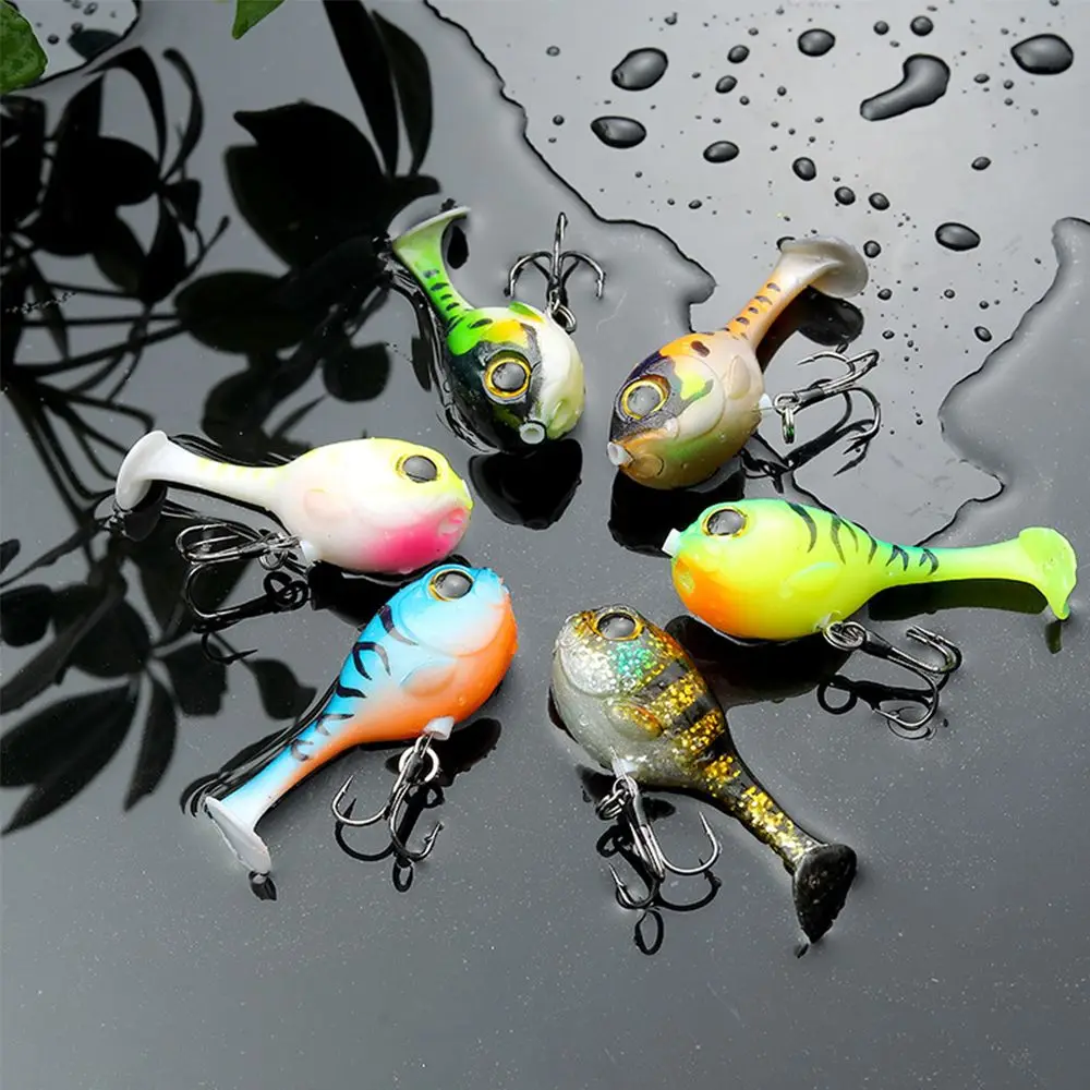 Soft Lure Balloonfish 60mm 9.7g 1pcs High Quality Deraball Artificial Silicone Bait with Hook For all Fish