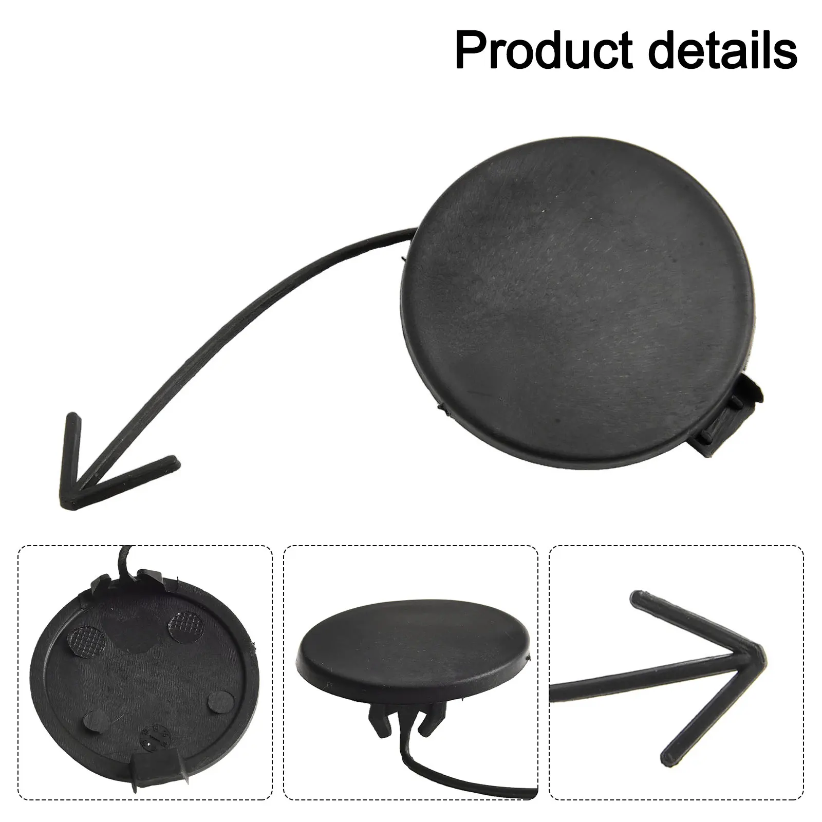 Brand New High Quality Tow Cover Tow Cap For Jetta MK6 Front Bumper No Drilling Parts Plastic Practical Replacement