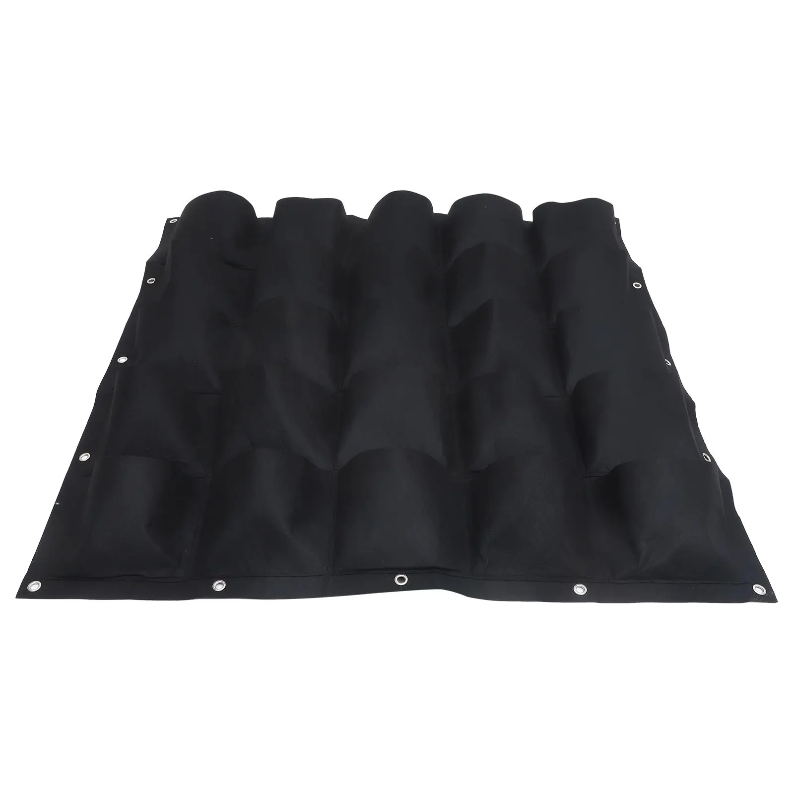 

25 Pockets Plant Growing Bag Vertical Hanging Wall Planter Space-saving Outdoor Planting Bags Green Felt Garden Decor