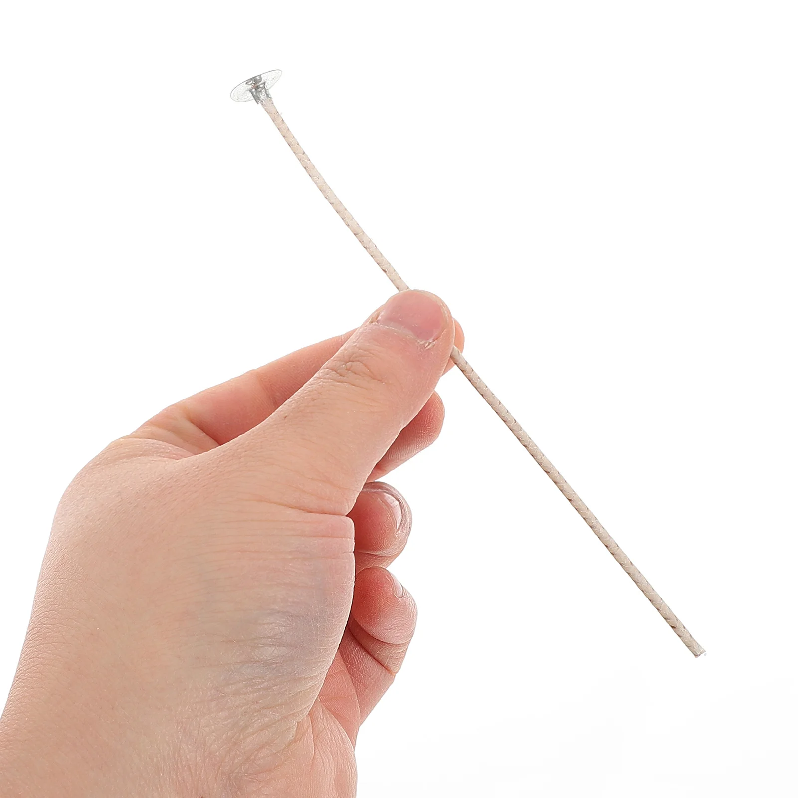 

20pcs Wicks Beeswax Crafting Supplies Round Cotton Palm Making Wick Raw Materials Aluminum Soy Wax Aromatherapy DIY Kit