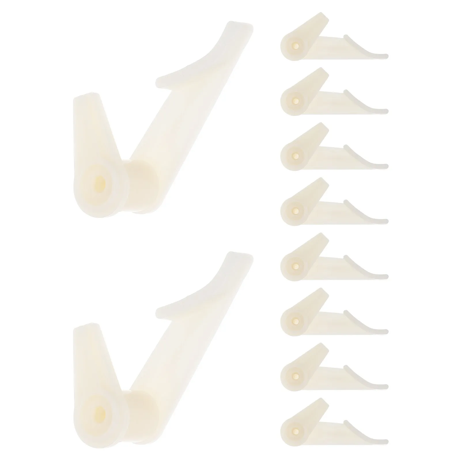 10Pcs Ceiling Light Shade Clips Plastic Mounting Holders Secure 8Mm Lamp Shade Retainers Compatible with Ceiling Fan Light