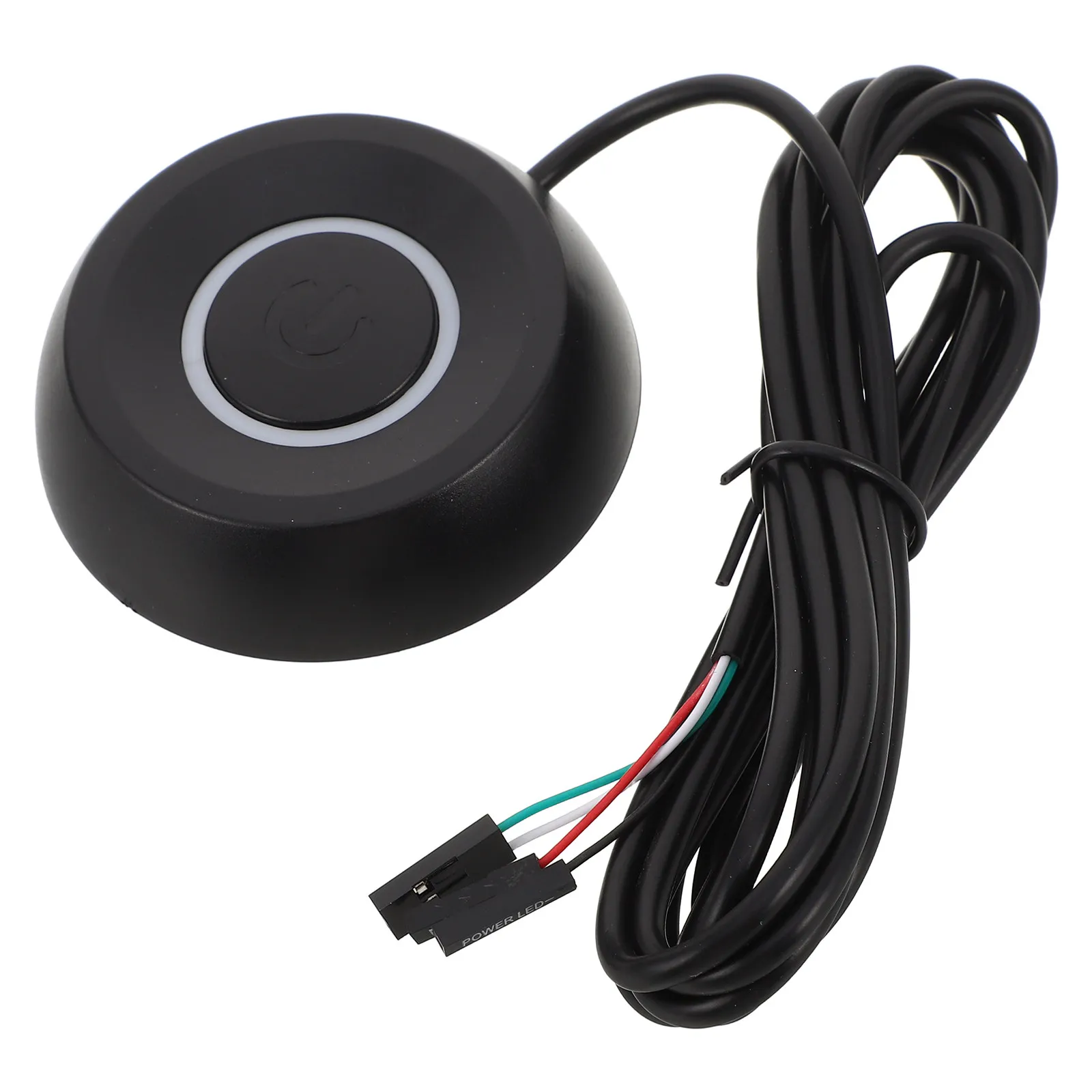 External Pc Power Button Metal Replacement for Desktop Computer Case Atx Motherboard Easy Installation Push on Off Startup