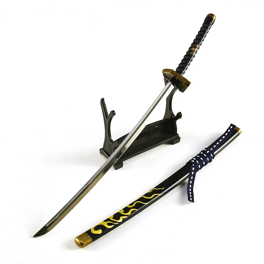 26 cm Tsushima fantôme jeu Katana jouet modèle tout en métal jouet épée couteau gainé Collections ornement japonais samouraï épée