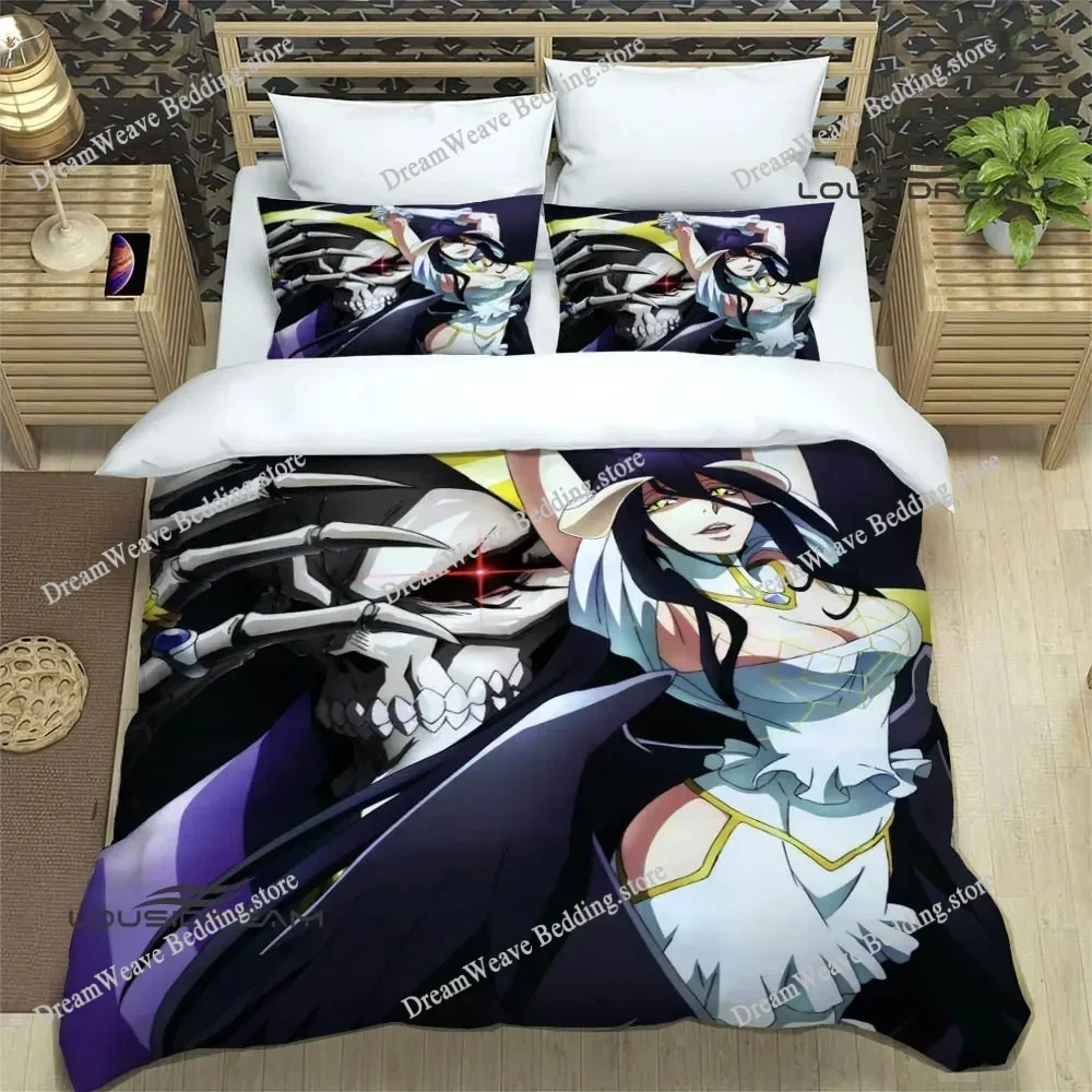 OVERLORD Duvet Cover Pillowcase Bedding Set Adult Boy Girl Bedroom Decoration Single Double Large519519
