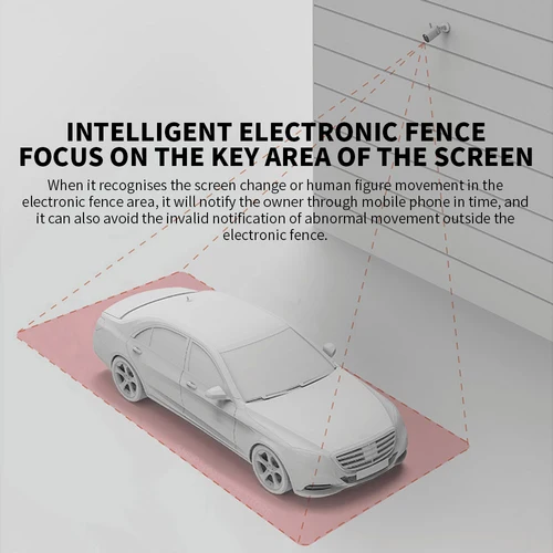 Imagen 2 del producto Cámara exterior XIAOMI AW300 IP66 2,4G visión nocturna a todo Color Full Hd conversación bidireccional sonido luz advertencia aplicación 2K detección humanoide