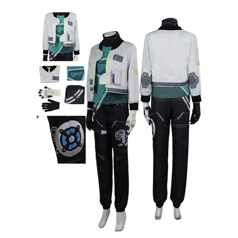 

Valorant Deadlock Cosplay Costume Adult Women Coat Pants Gloves Outfits Halloween Carnival Fancy Dress Up Party Suit