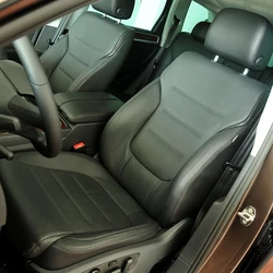 Custom Auto Speciale Seat Cover 5 zetels Voor Volkswagen Touareg VW 2011 2012 2013 2014 lederen Kussen Autostoel Beschermhoes