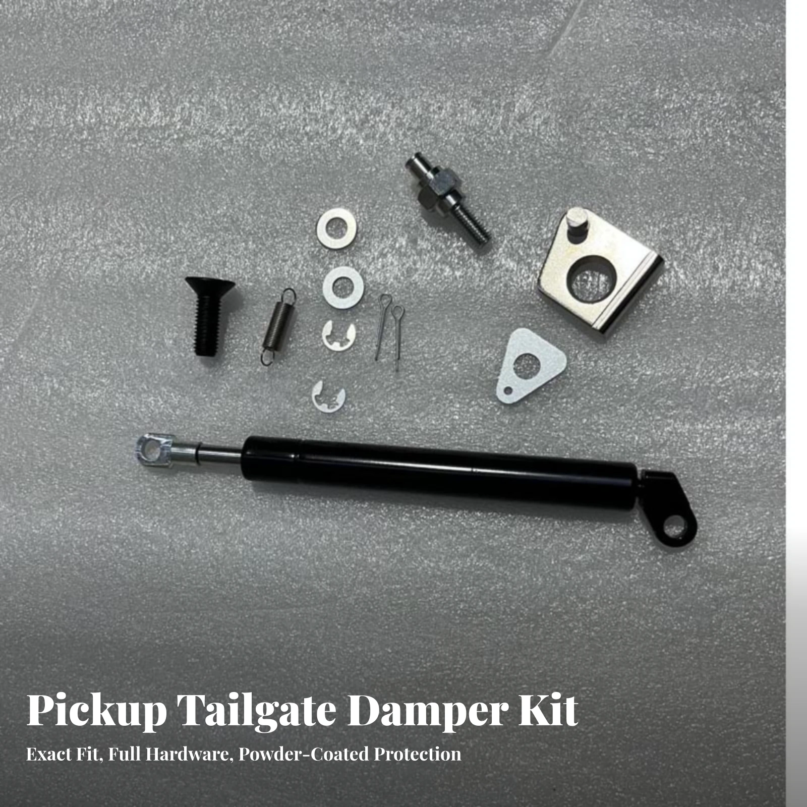 F-150 Pickup Tailgate Damping Strut Screw-Mounted Tailgate Strut with Mounting Hardware Dampers Compact Struts High Quality