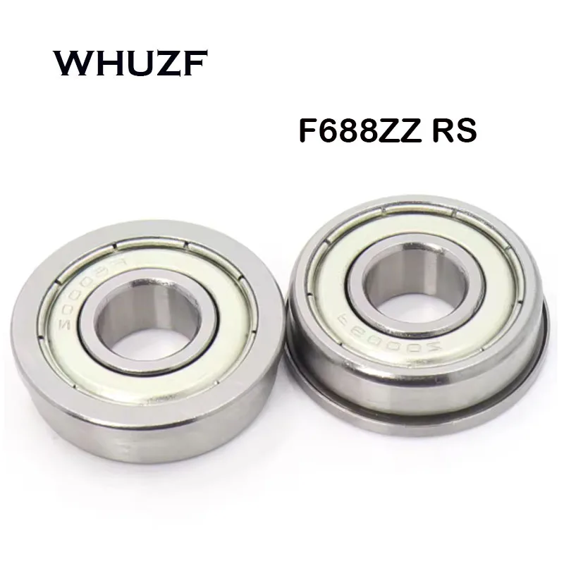 F688ZZ F688 2RS Flange Miniature Bearing 8x16x5 mm Deep Groove Ball Bearing F688 RS 8*16*5 mm Miniature Flanged Bearing F689