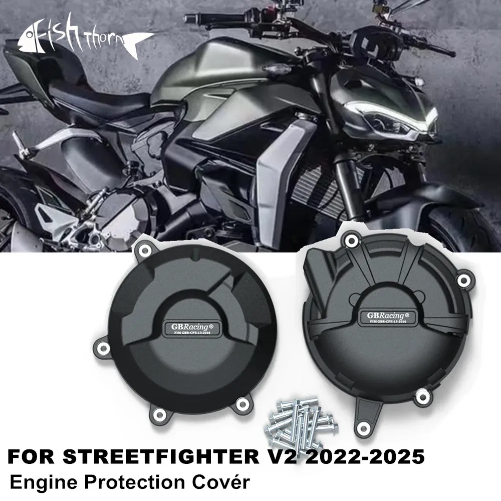 

Крышка двигателя мотоцикла, защитная крышка для Ducati Streetfighter V2 2022 2023 2024 2025