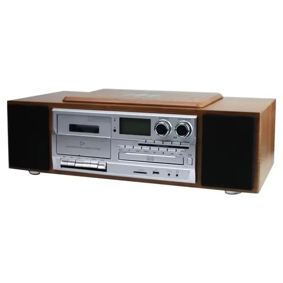 Vintage tape player, CD player, all-in-one machine, living room ornament, Bluetooth card speaker, music album player