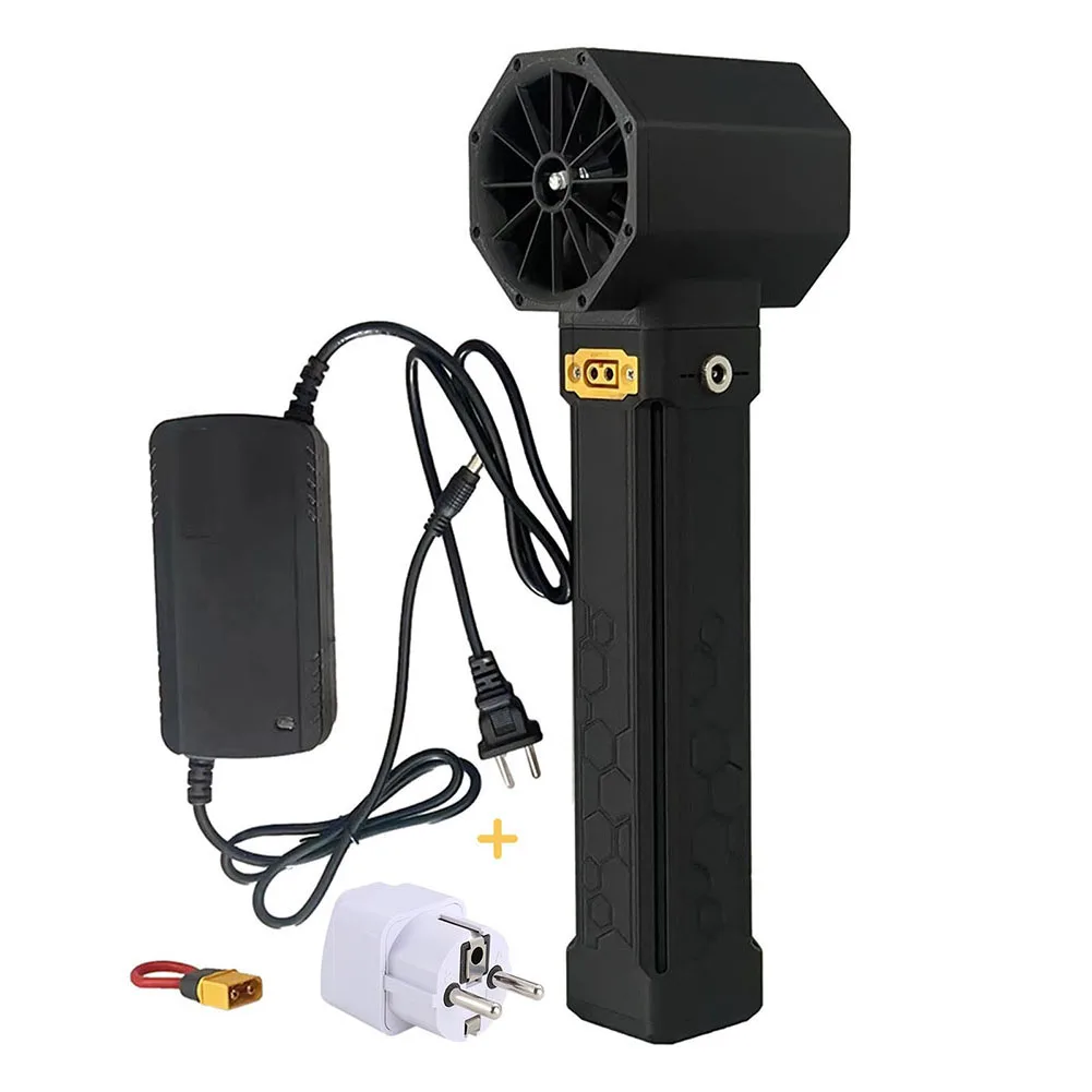 

60000RPM Turbo Fan Power Blower Rechargeable 16.8V 64mm Duct Violent Fan Industrial Grade E U Plug For Auto Home Cleaning