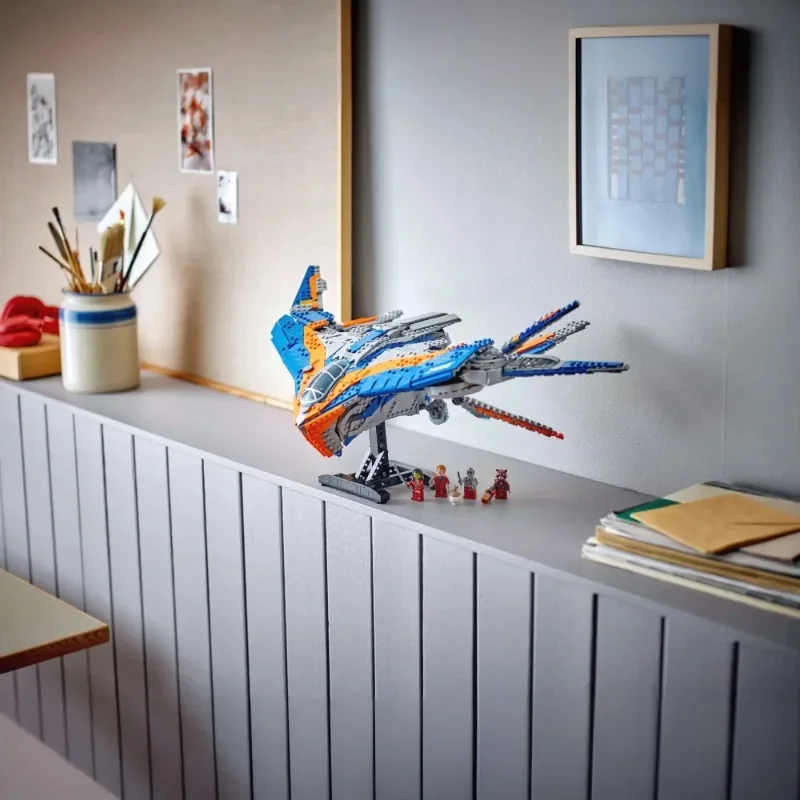 2025NEw2090pcs Super Fighter Revenger  The Milano Spaceship Galaxy Fit 76286 Blocks Christmas Birthday Gifts For Adults Children