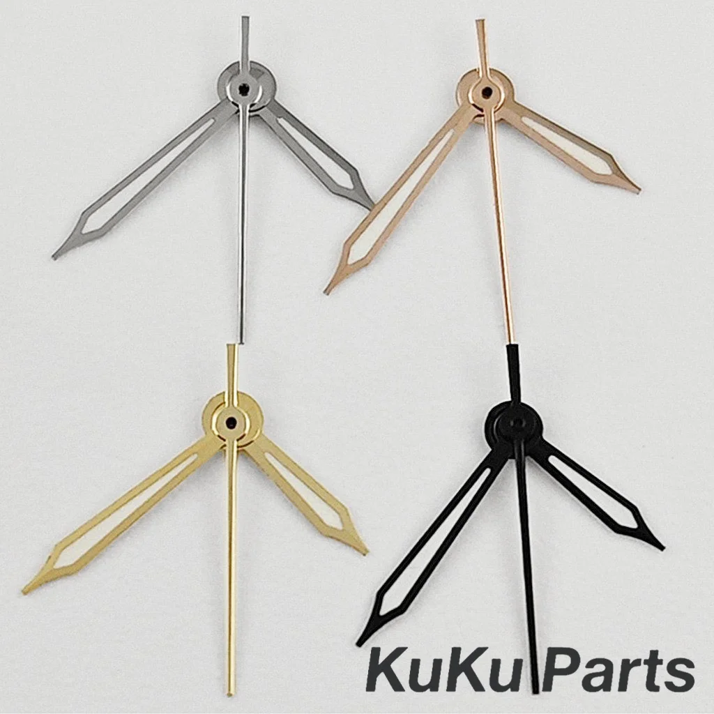 NH35 سانتوس ساعة يد اكسسوارات ل سانتوس تعديل أجزاء الساعات الإبر لحركة NH34 NH35 NH36 الأخضر مضيئة