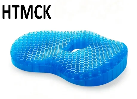 HTMCK Thick Honeycomb Gel Cooling Cushion Breathable  Pad for Long Sitting Office Home Commuter Car Chair Summer Essential