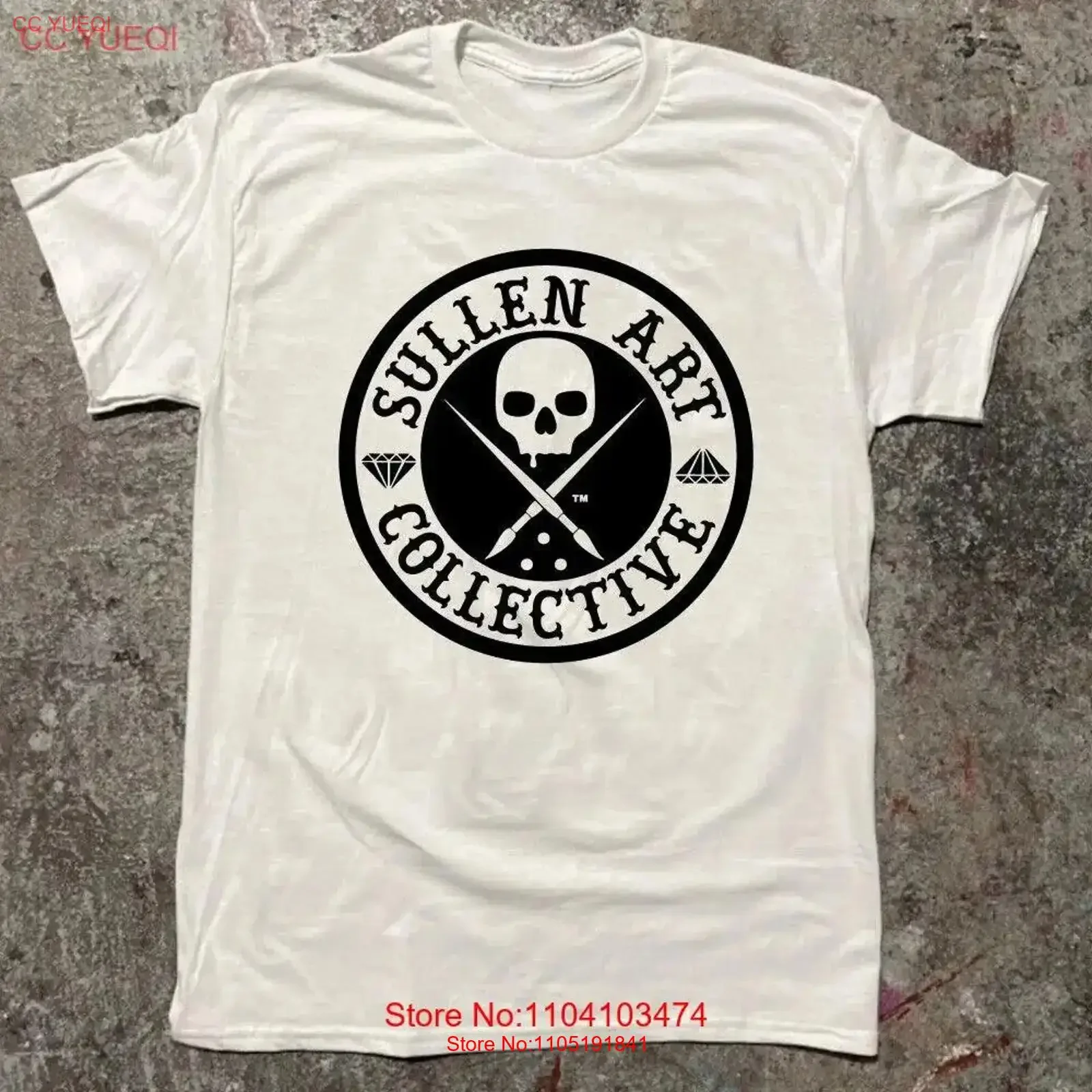 New Sullen band logo For Fans S 5XL T Shirt UM255 vintage Washed homme Breathable Stretched Soft designer clothes Casual Unisex