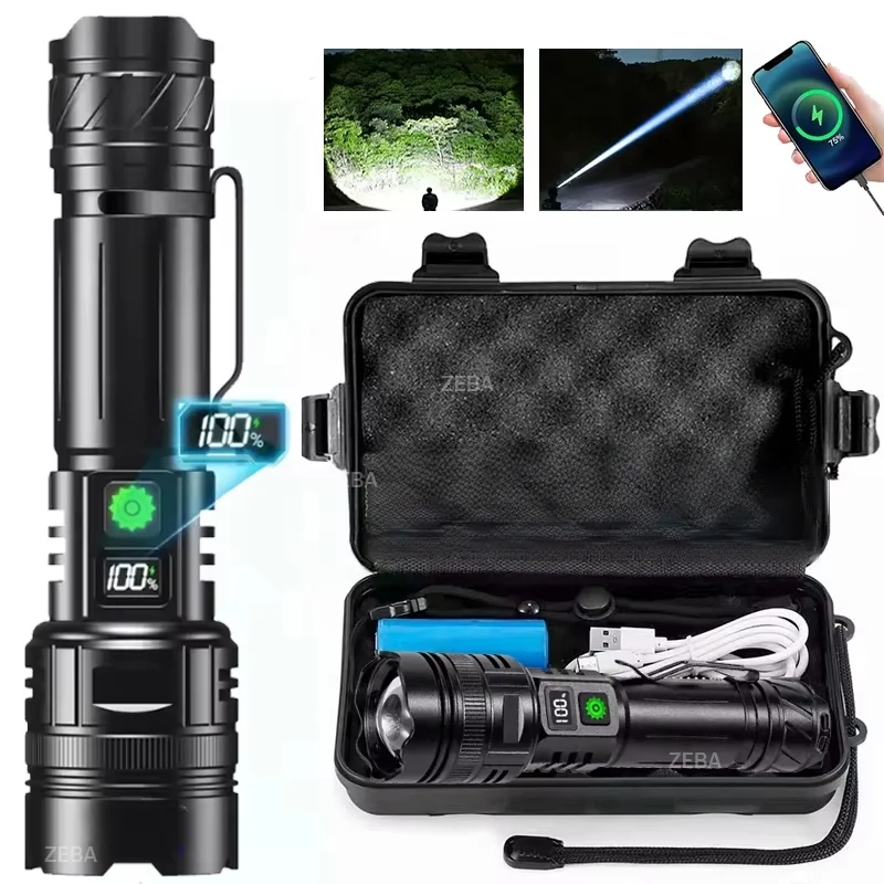 nuova-potente-torcia-led-in-lega-di-alluminio-2026-ricaricabile-usb-zoom-regolabile-impermeabile-con-batteria-26650