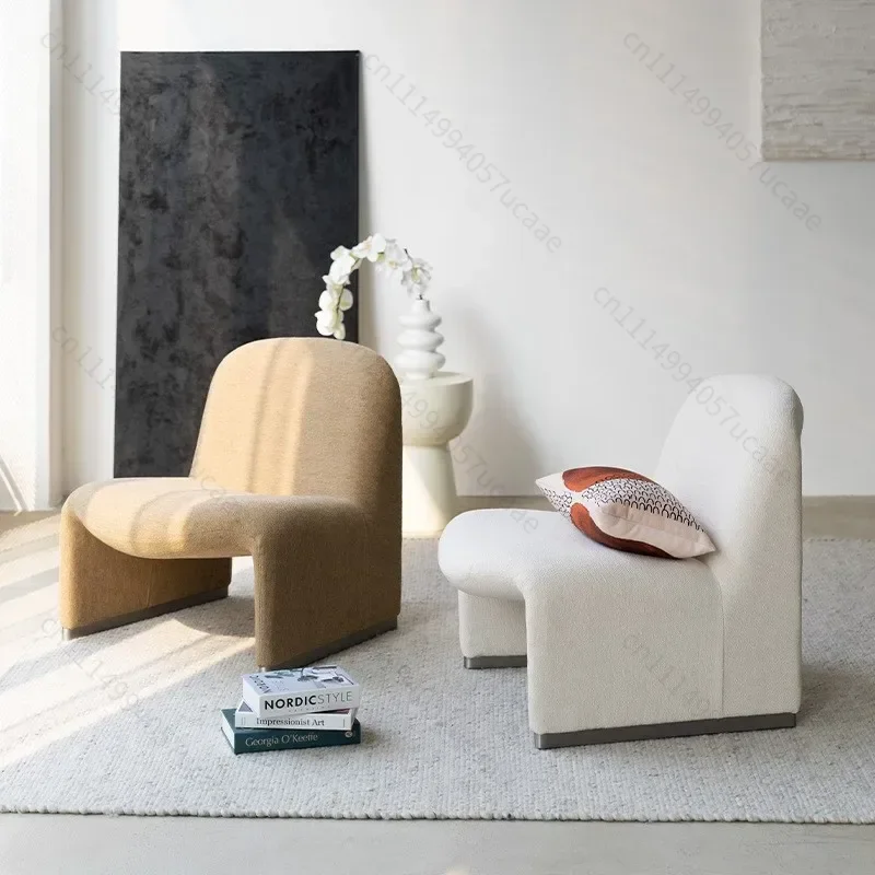 Designer Chair Single Sofa Bedroom Balcony Living Room Leisure Chair Artistic FurnitureVintage Sofa Chair