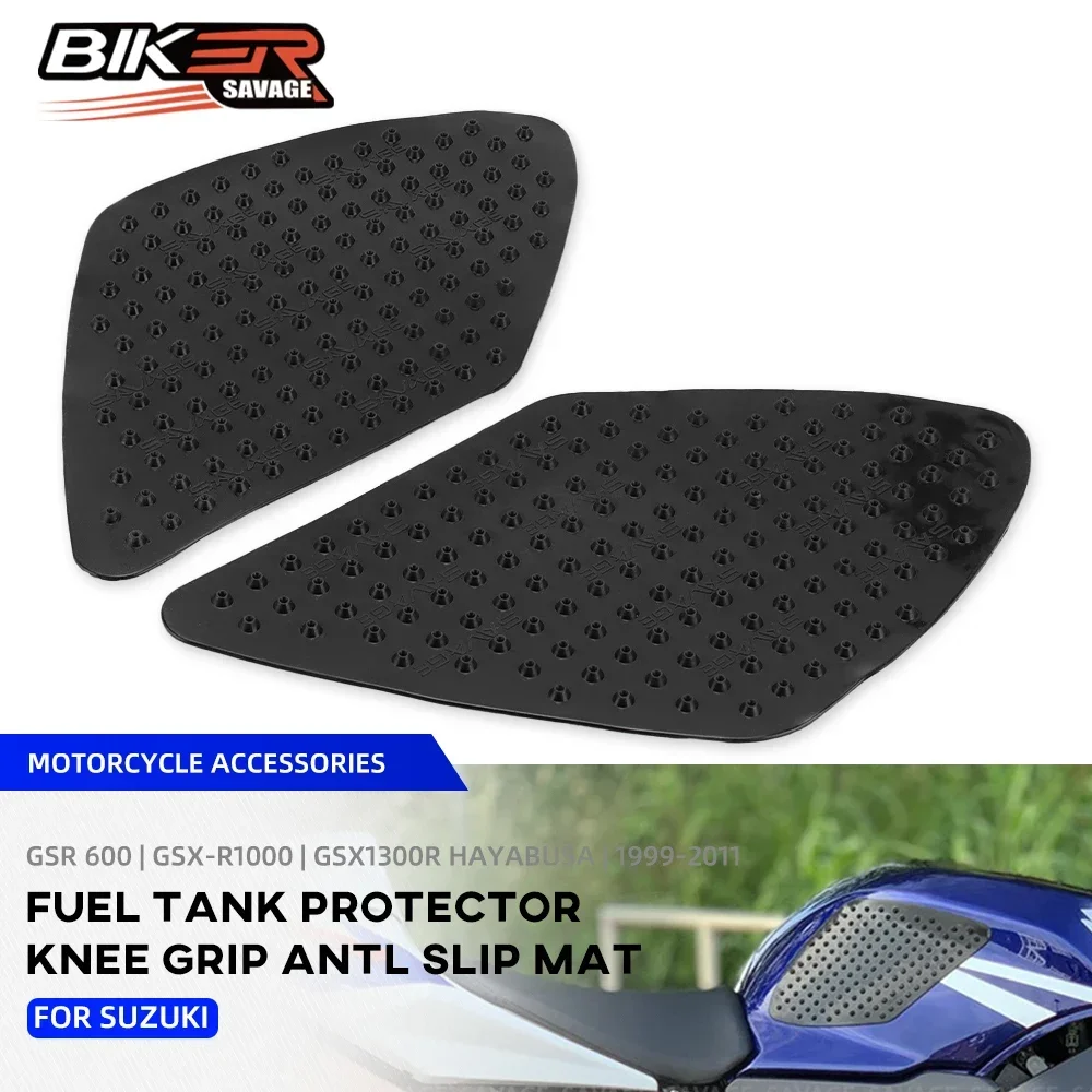 

Motorcycle Fuel Tank Protection Pad For SUZUKI GSR 600 GSXR1000 GSX1300R HAYABUSA Moto Knee Grip Decals Stickers Accessories