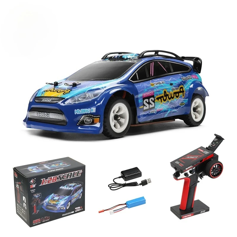 

30km/h RC Car 4WD Off Road 1/28 Remote Control Vehicle Racing Speed 2.4G Drift RC Car with LED Light Toys for Children Gift