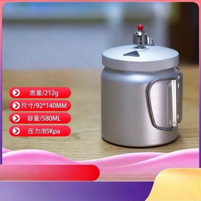 Mini Lightweight Aluminum Pressure Cooker Durable Cooking Pot for Efficient Meal Preparation