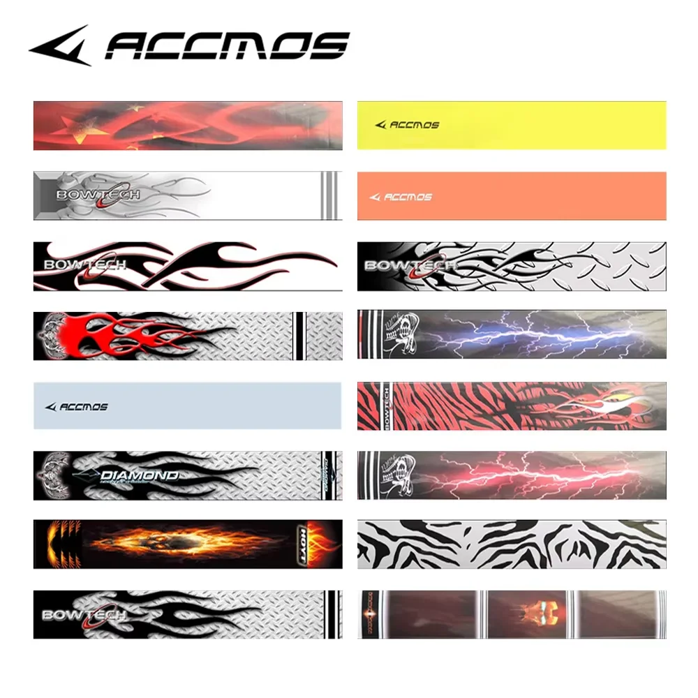 14pcs/pack Arrow Wraps Stickers For OD 6-8mm Carbon/Aluminum/Fiberglass Arrow Shaft DIY Archery Accessory