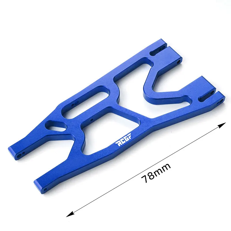 RCGOFOLLOW Aluminum Alloy Enhanced Front Lower Suspension Arm Rc Front Lower Suspension Arm For 1/5  XMAXX Dark Blue