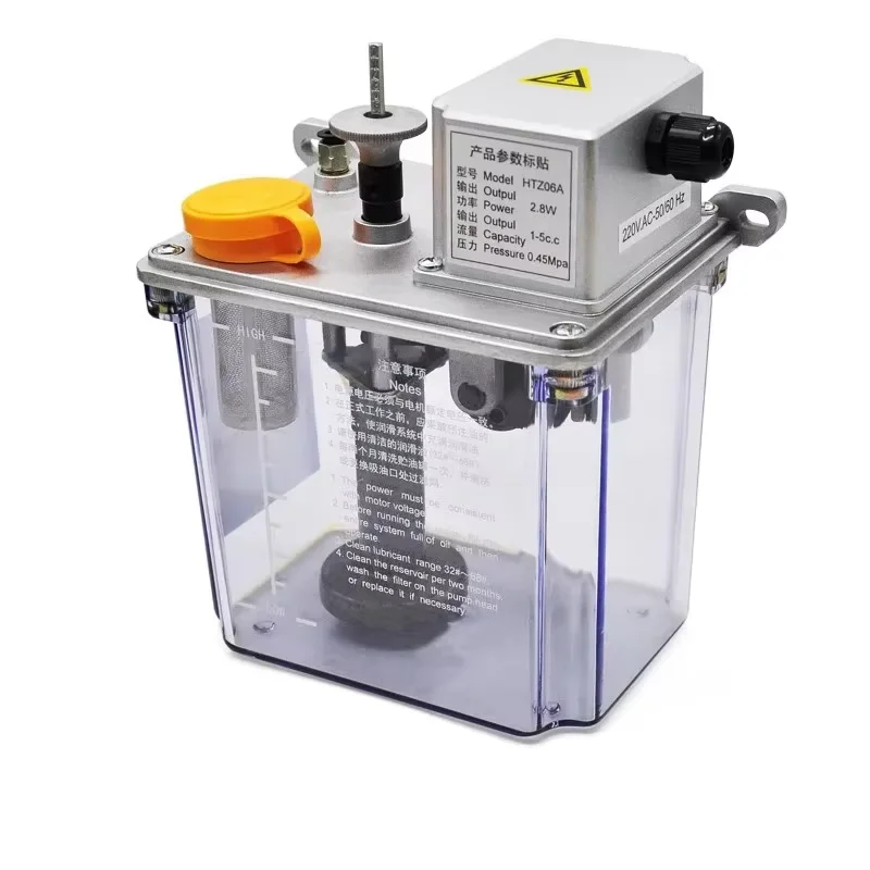 Electric Intermittent Lubrication Pump Automatic CNC Machine Tool Lubricator Lathe Milling Machine Lubricating Oil Pump 220V