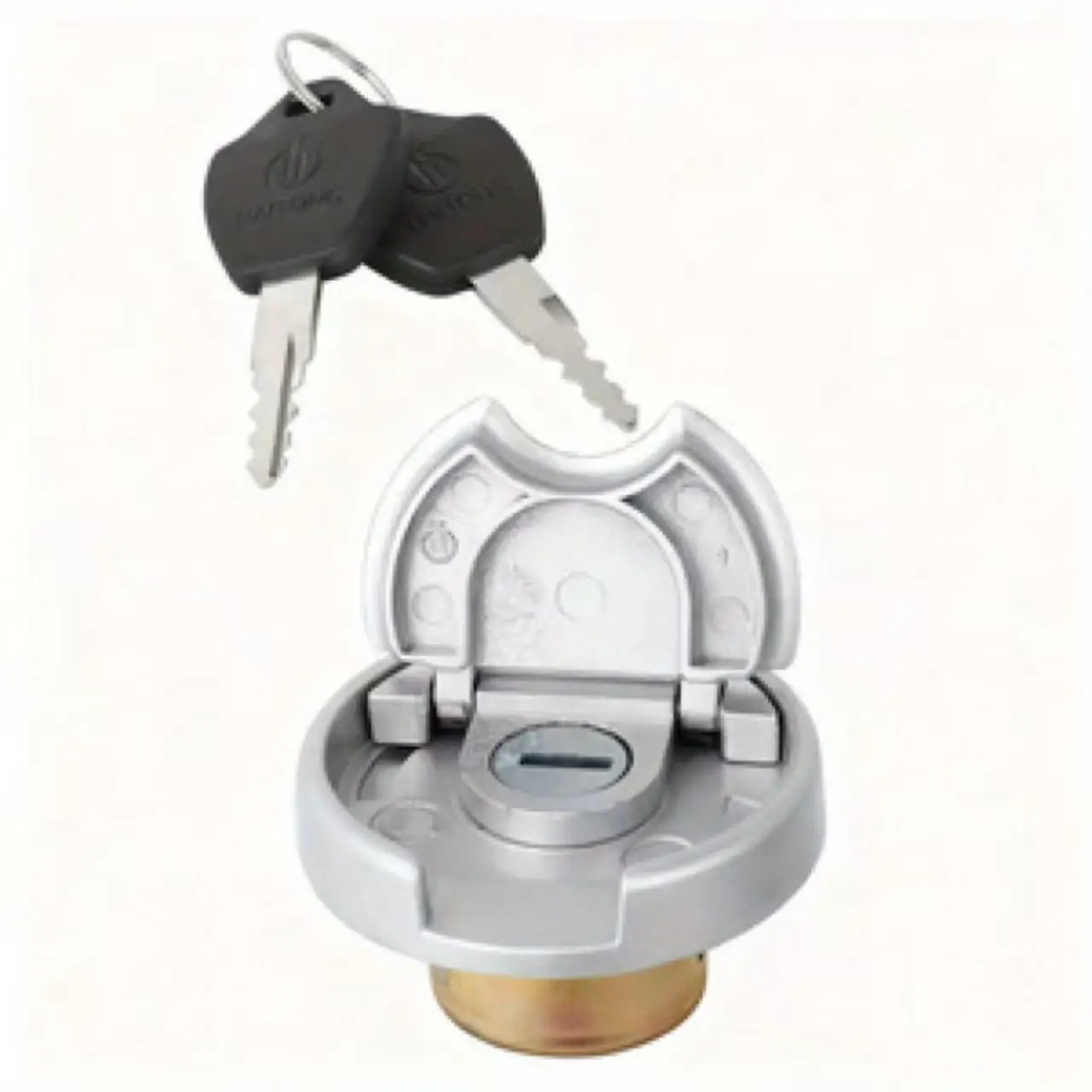 Tapa de Tanque de Combustible con Cerradura y Llaves, con Luz, para Scooter GY6 50cc, Motocicleta, Repuesto, Accesorios para la Tapa del Tanque de Gasolina
