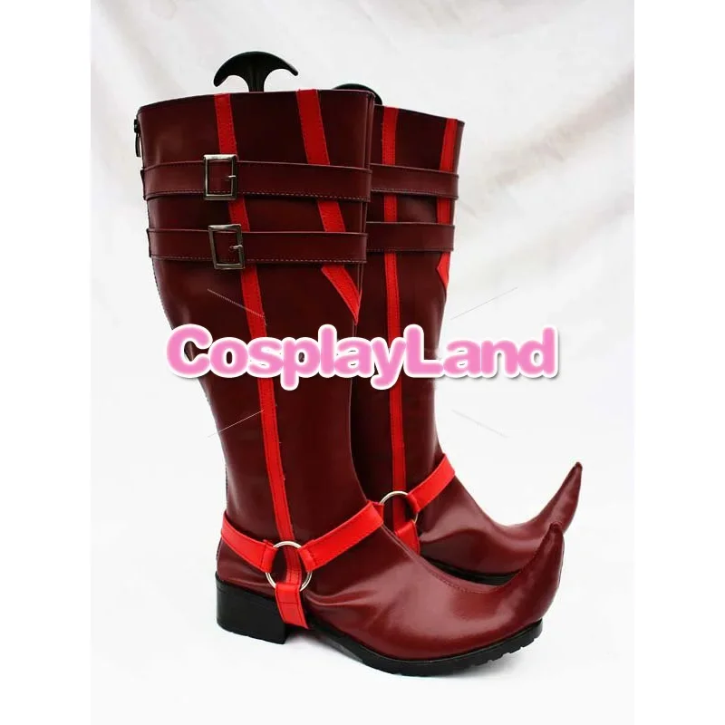 

2025 11, синие красные туфли Ao no Exorcist Mephisto Pheles для взрослых и мужчин, вечерние ботинки для косплея на Хэллоуин, Cust