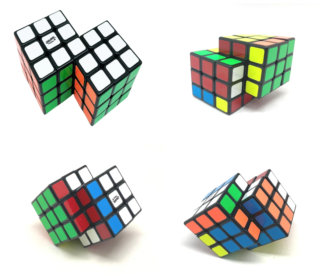 Kostka Calvin 3x3 Double Cube III Magiczna Kostka Kostka o Dziwnym Kształcie Profesjonalne Zabawki Edukacyjne Zabawki Prezent dla Dzieci Cubo Magico Puzzle