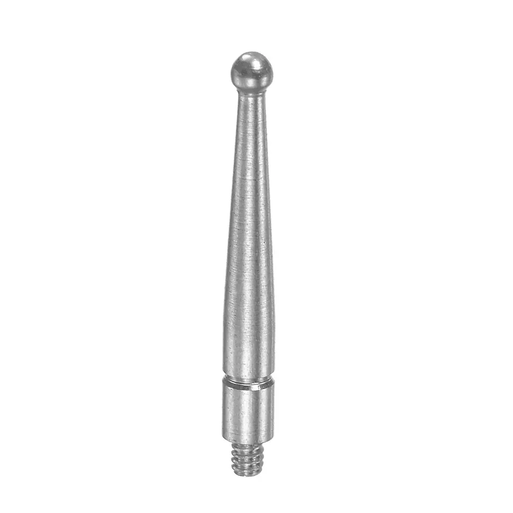 Threaded Probe Rod For Dial Test Indicator With Steel Ball Tip M1.6x0.35 Suitable For Instrument Lever Compatibility