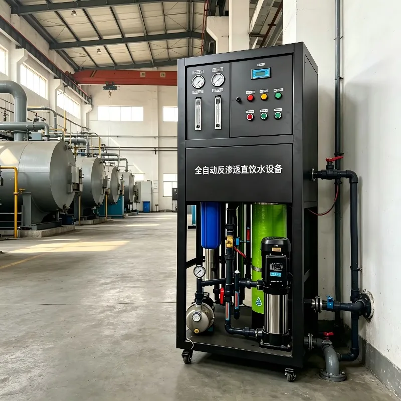 Industrial Reverse Osmosis 250LPH 6TPD Heavy Duty For Boiler Utility Water Purification Plant 304SS