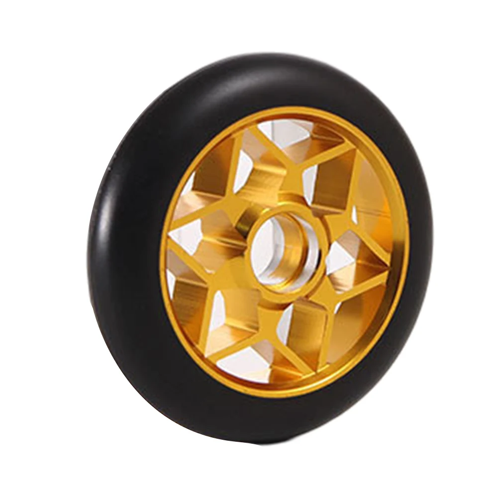 Aluminum Alloy Scooter Wheels Stunt Scooter Aluminum Alloy Wheels 110mm 4.3inch 110mm Scooter Wheels High Carbon Steel Bearings