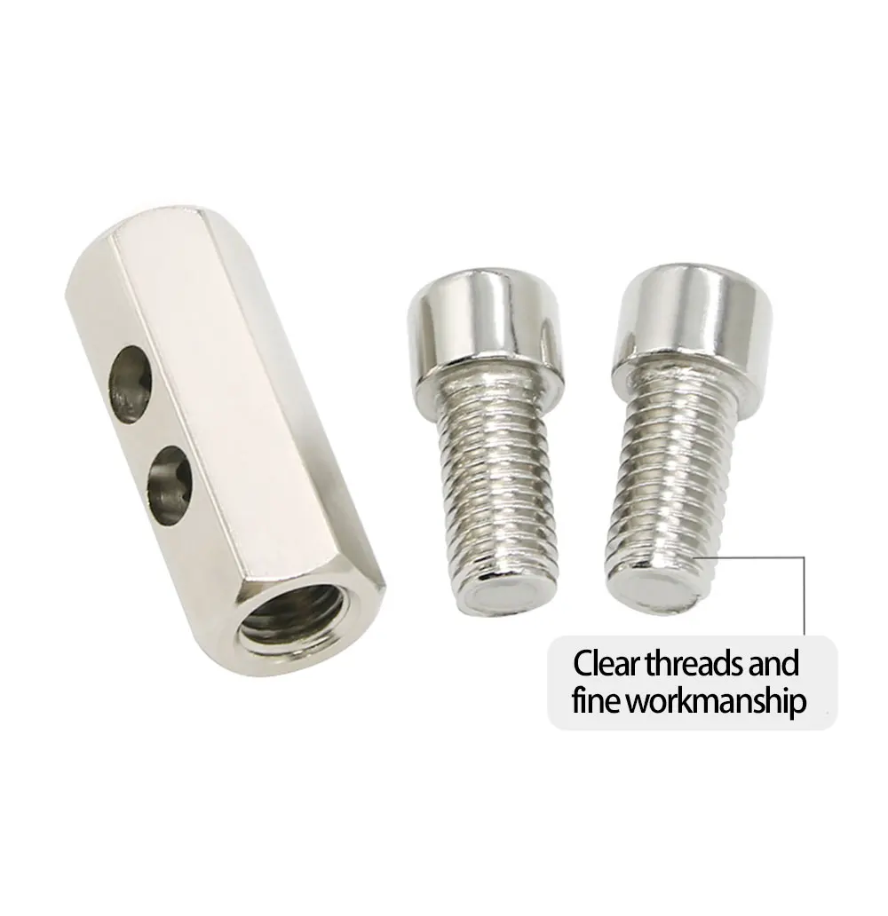 3/4/5/6mm Verstellbare Aufhängungsklemme aus Stahlseil, Hochleistungs-Kabelklemme mit Schraubenschlüssel zur Kabelverriegelung, Metallbefestigungen – Detail 7