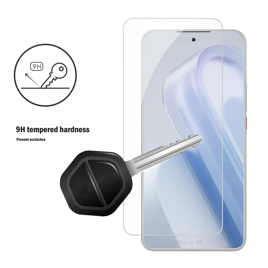 

For Meizu Lucky 08 Screen Protector High Quality Screen Coverage For Meizu Lucky 08 Transparent Tempered Glass Film edge 9H