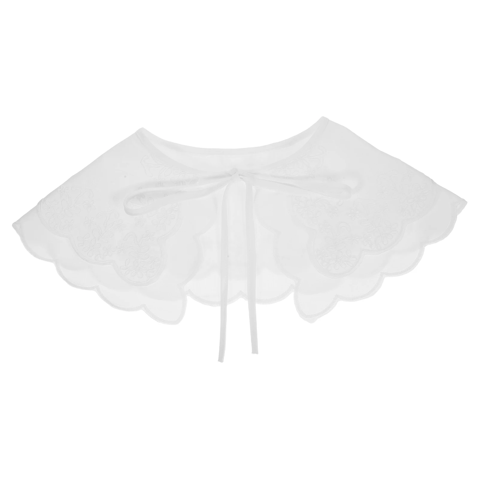 

Decorative Fake Collar Women Polyester Lace Detachable Shirt Collar Fashion Accessories Comfort Material Versatile Occasions