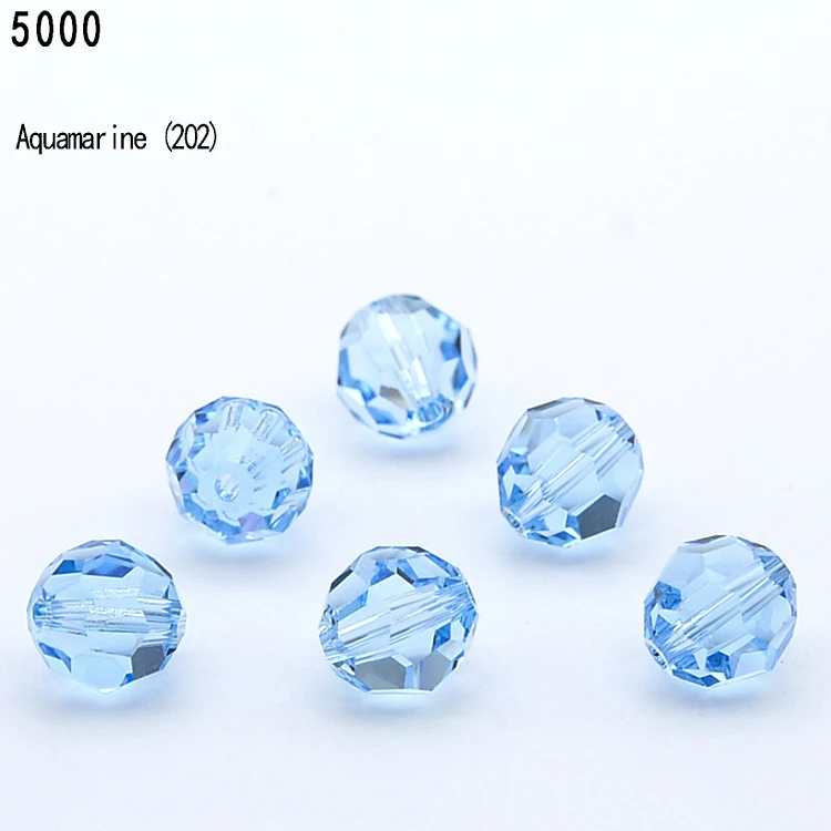 (1 Piece) Original Crystal from Austria 5000 Timeless Round Bead Rhinestone for Bracelet Necklace Jewelry Accessories Making