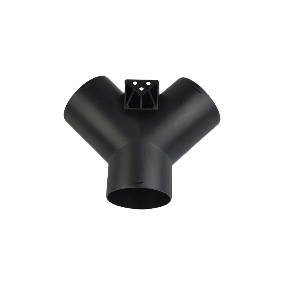 

75MM Air Vent Ducting Y Branch Duct Splitter Outlet Connector With Regulator Flap Valve For Eberspacher For Webasto Heater