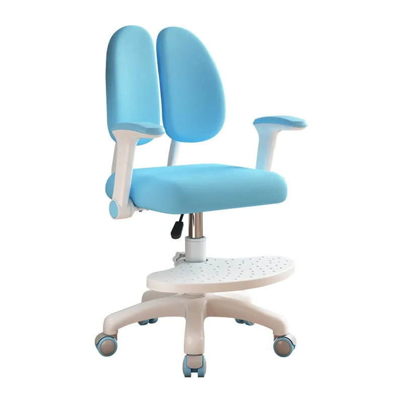 Children's study chair Corrective sitting seat Adjustable writing chair for primary  students Household lifting desk Back chair