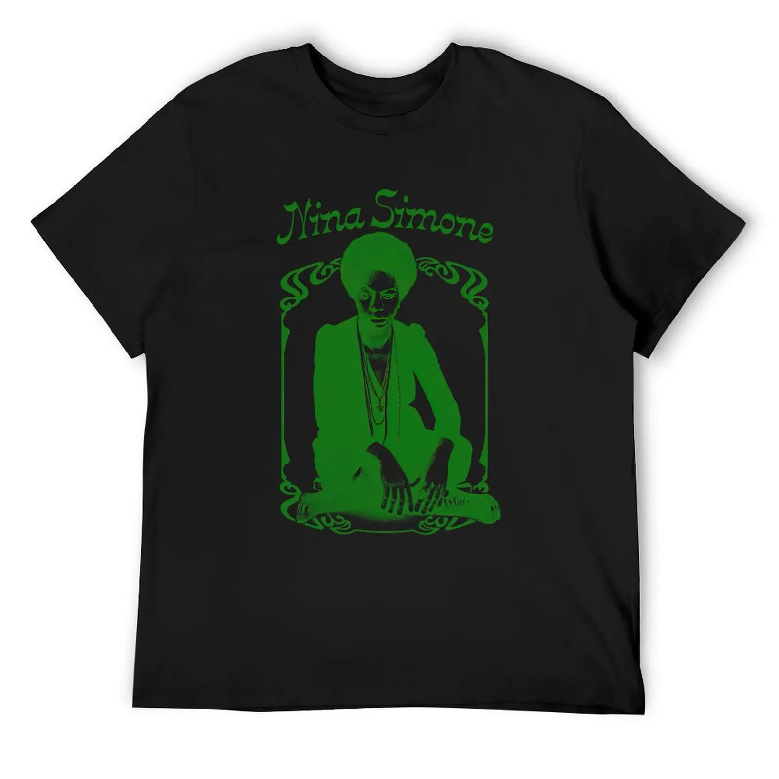 

Nina Simone __ Original Retro Fan Art Design T-Shirt sublime Luxury man anime stuff mens white t shirts